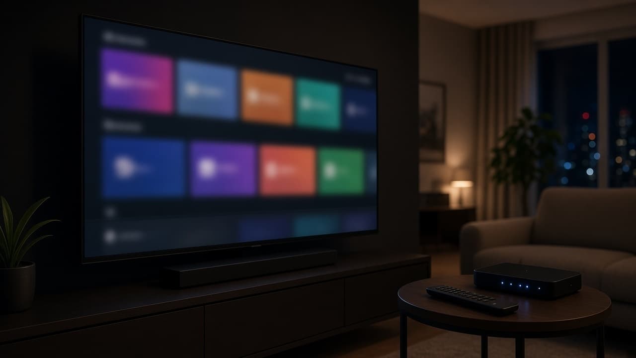IPTV vs TV cabo Portugal — MEO, NOS e Vodafone Sala com Smart TV — IPTV Portugal vs TV cabo