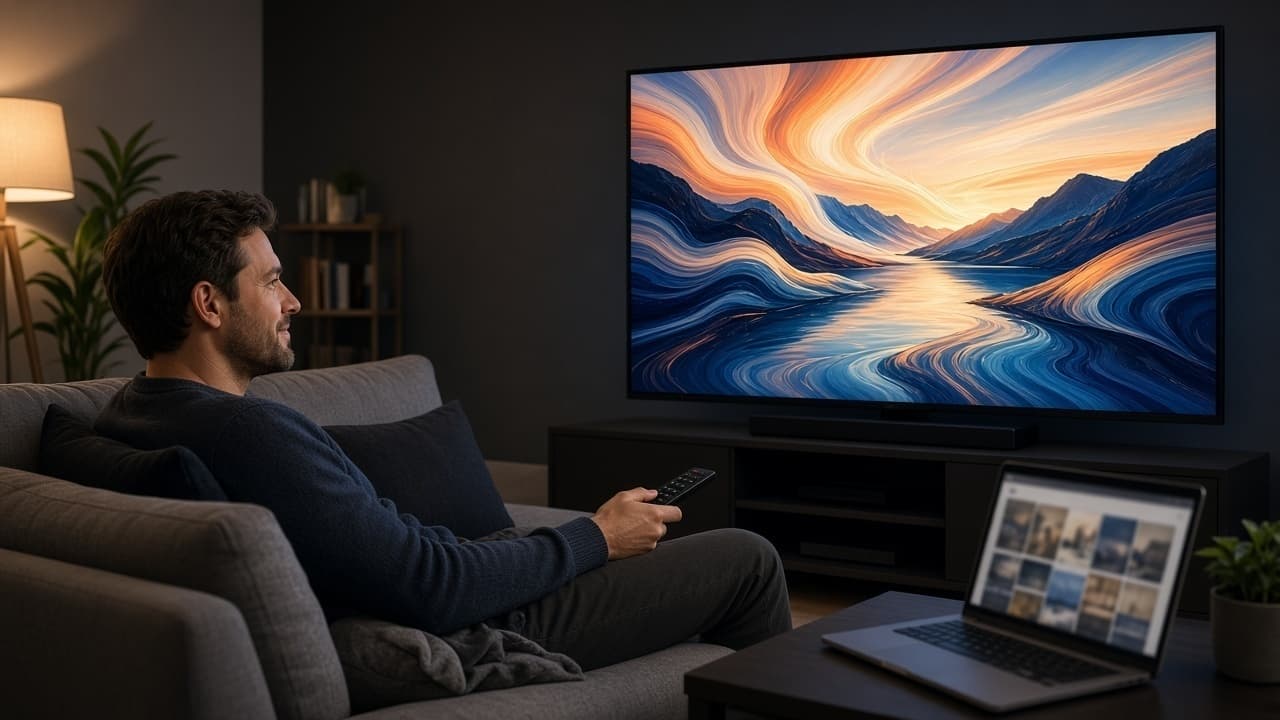 Vantagens do IPTV em Portugal — quando compensa Pessoa na sala — vantagens do IPTV Portugal